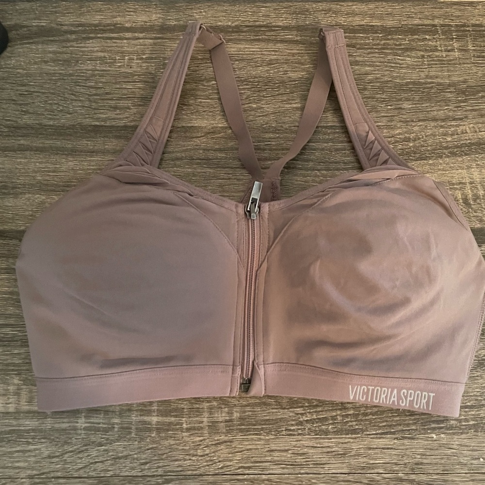 Purple VS knockout sports bra